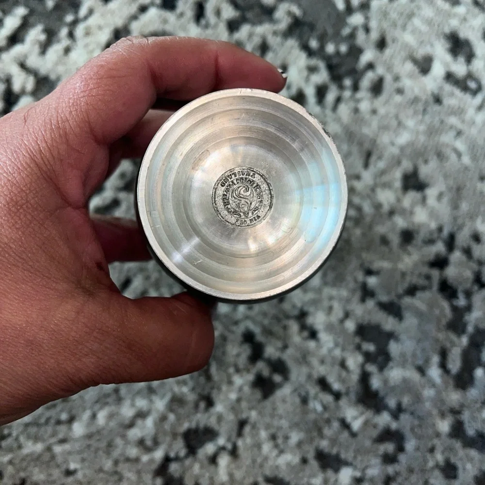 Elegant Silver Pewter Vase Thailand